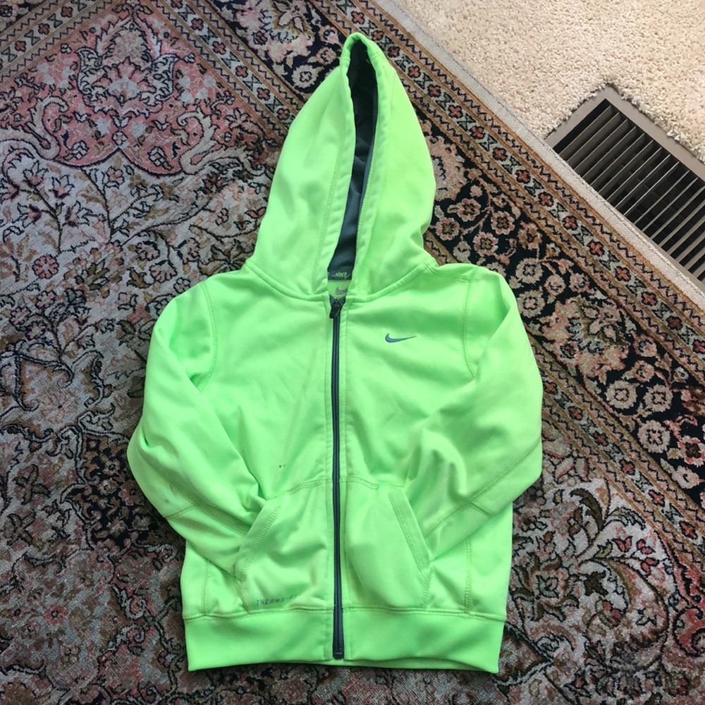 Boys Nike fleece hooded full zip up